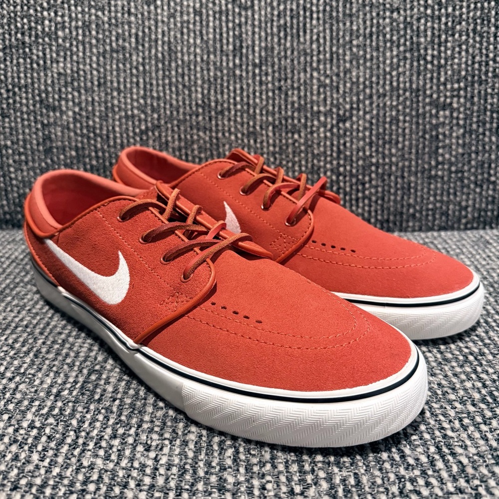 Nike SB Stefan Janoski OG+ Cosmic Clay Orange Suede Skate Shoes Men’s Size 7.5